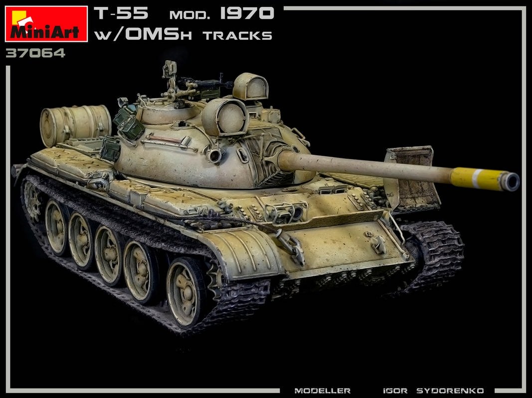 MiniArt 37064 T-55 Mod. 1970 with OMSh tracks 1/35 – immagine 2