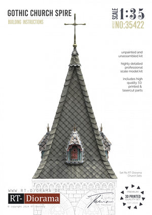 RT-Diorama 35422 Gothic Church Spire 1/35 – image 2