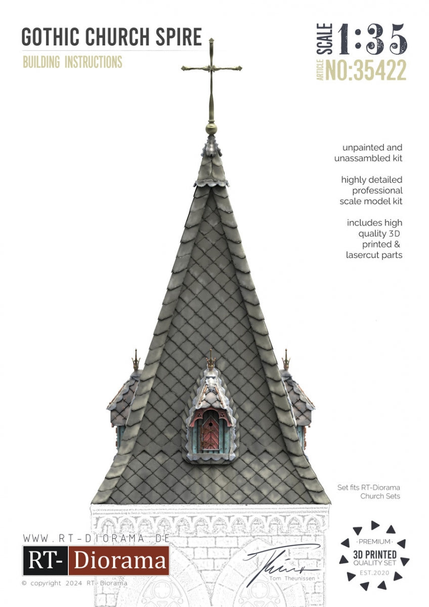 RT-Diorama 35422 Gothic Church Spire 1/35 – image 2