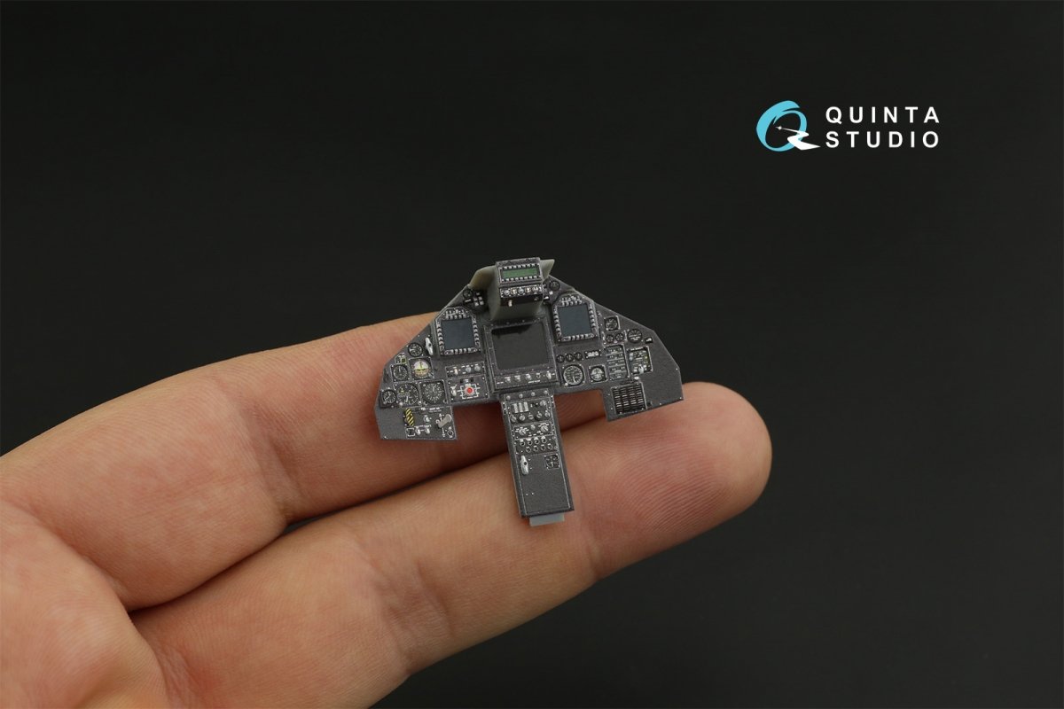Quinta Studio QD32118 F-117A 3D-Printed &amp;amp; coloured Interior on decal paper (Trumpeter) 1/32 – immagine 6