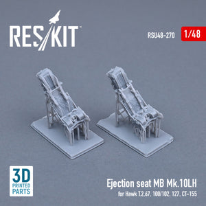 RESKIT RSU48-0270 EJECTION SEAT MB MK.10LH FOR HAWK T.2,67,100/102,127,CT-155 (3D PRINTED) 1/48 – immagine 2
