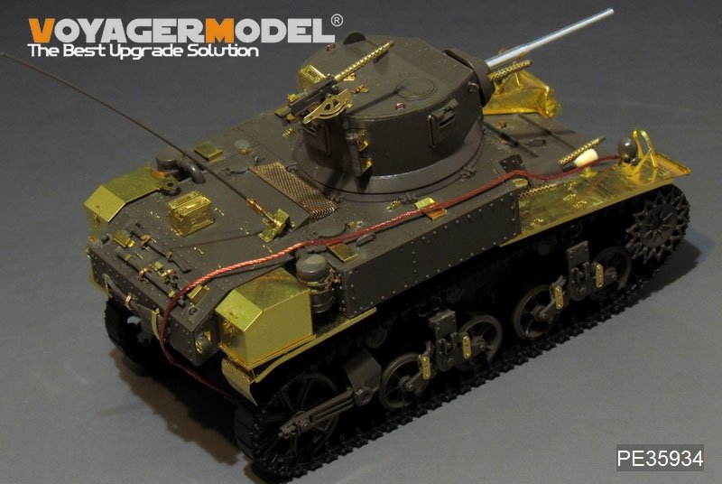 Voyager Model PE35934 WWII US M3 Stuart light tank basic For TAMIYA 35360 1/35 – Bild 4
