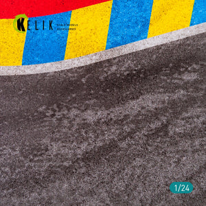 KELIK KS24003 ASPHALT ROAD 24 HOURS OF LE MANS TURN BASE - ACRYLIC 3 MM (180 X 357 MM) 1/24 – Bild 4