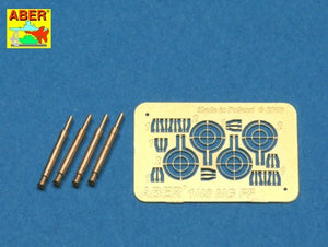 Aber A48 008 Set of 4 barrels for German Oerlikon 20mm aircraft machine guns MG FF with sights 1/48 – immagine 2
