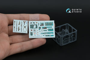 Quinta Studio QD+48578 MiG-21MF Fishbed-J (Gorkiy plant) 3D-Printed &amp;amp; colored Interior on decal paper (Eduard) (with 3D-printed resin parts) 1/48 – image 13