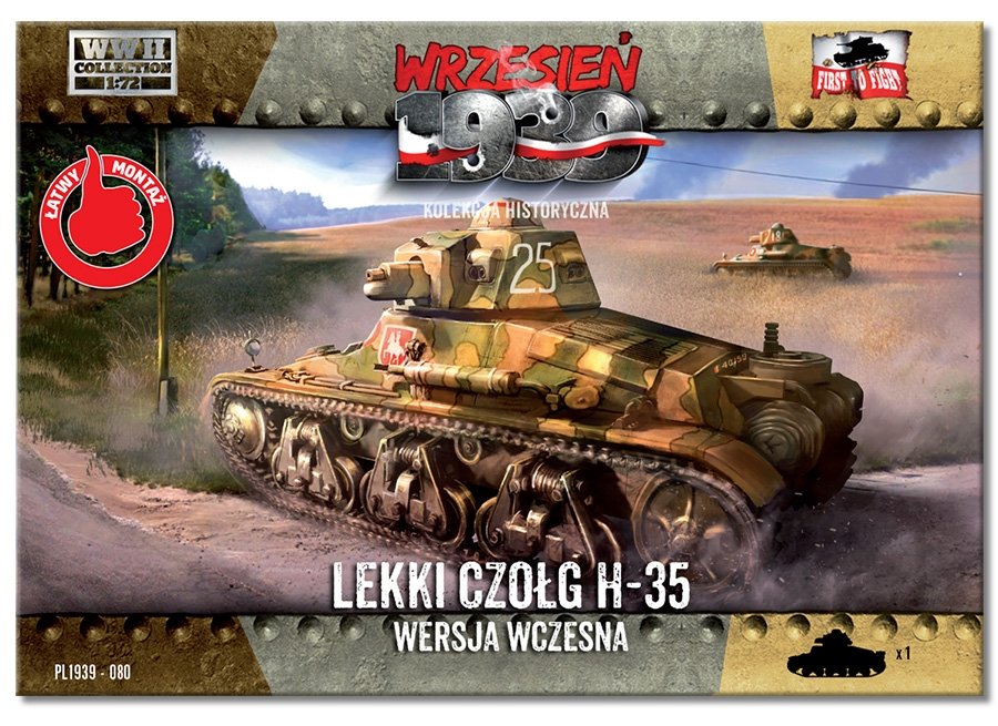 First to Fight PL080 lekki czołg H-35 1/72 – Bild 2