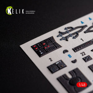 KELIK K48107 UH-1Y &amp;quot;Venom&amp;quot; - interior 3D decals for Zimi Model/KittyHawk kit 1/48 – image 4