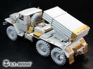 E.T. Model E35-191 Russian BM-21 Grad Multiple Rocket Launcher (For TRUMPETER 01013) 1/35 – immagine 5