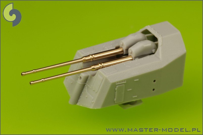 Master SM-200-007 German battleship Bismarck - secondary and heavy AA armament barrels - 15cm (12 pcs), 10,5 cm (16 pcs) – imagen 5