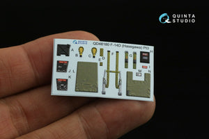 Quinta Studio QD48180 F-14D 3D-Printed &amp;amp; coloured Interior on decal paper (Hasegawa) 1/48 – zdjęcie 12