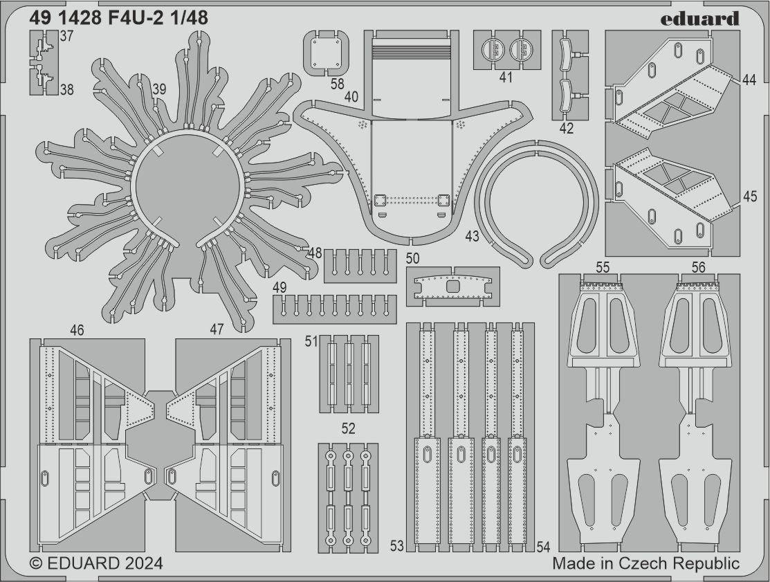 Eduard 491428 F4U-2 MAGIC FACTORY 1/48 – immagine 2