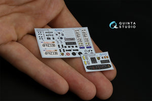 Quinta Studio QDS-24003 Porsche 959 3D-Printed &amp;amp; coloured Interior on decal paper (Tamiya) (Small version) 1/24 – immagine 4
