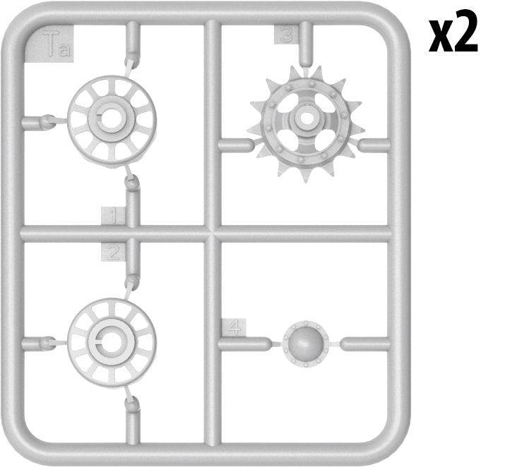 MiniArt 37060 T-62 WHEELS SET 1/35 – imagen 5