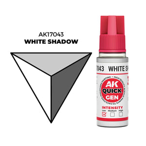 AK Interactive AK17043 WHITE SHADOW – QUICK GEN COLOR 18ml