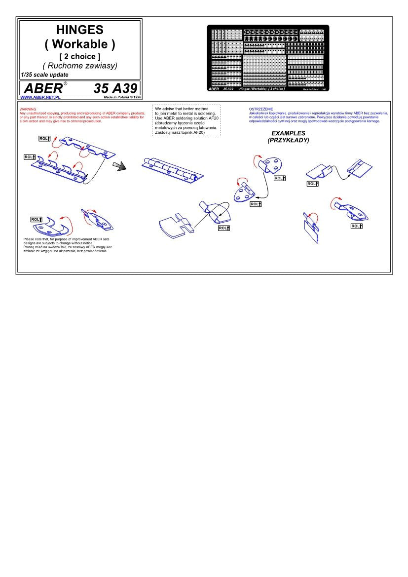 Aber 35A039 Hinges (selection II) (1/35) – image 4