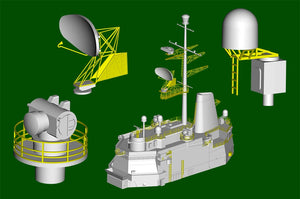 Trumpeter 05635 French Navy Helicopter Cruiser Jeanne dArc 2008 1/350 – Bild 15