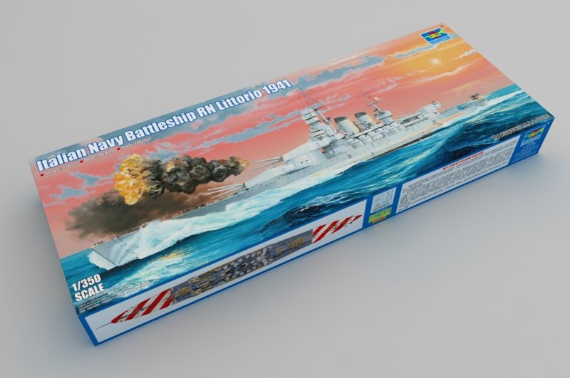 Trumpeter 05319 Italian Navy Battleship RN Littorio 1941 1/350 – zdjęcie 2