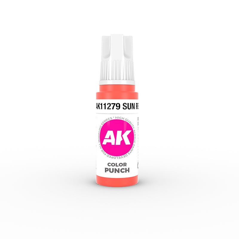 AK Interactive AK11279 SUN RED – COLOR PUNCH 17ml – imagen 2