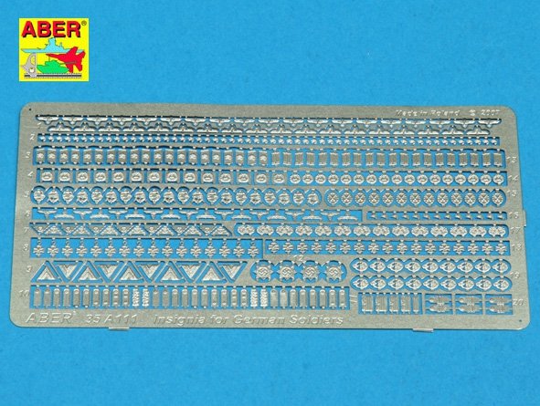 Aber 35A111 Insignia for german soldiers (II WW) 1/35