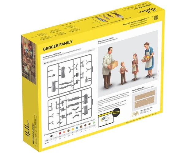 Heller 82758 Grocer Family 1/24