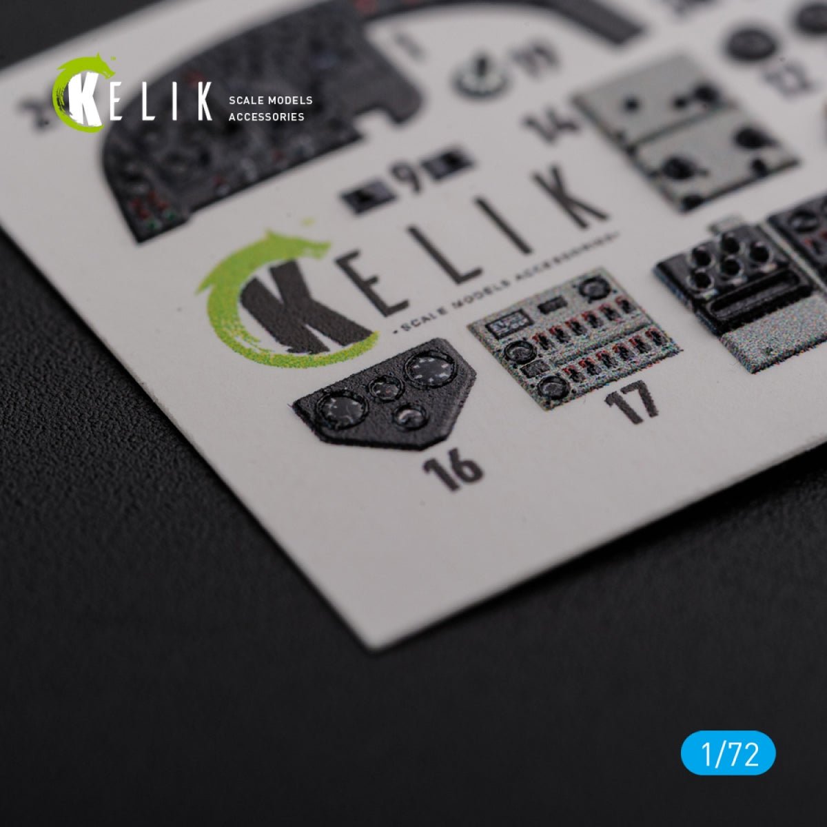 KELIK K72107 KI-21 interior 3D decals for ICM kit 1/72 – Bild 5