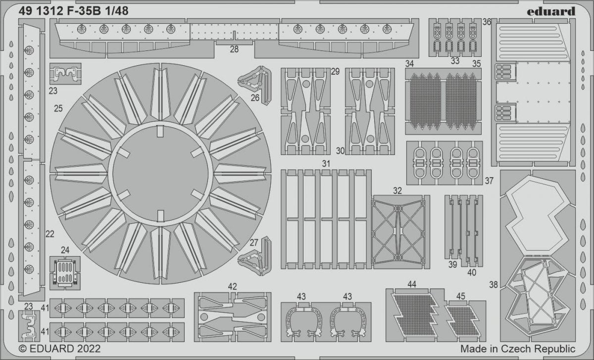 Eduard 491312 F-35B ITALERI 1/48 – image 2