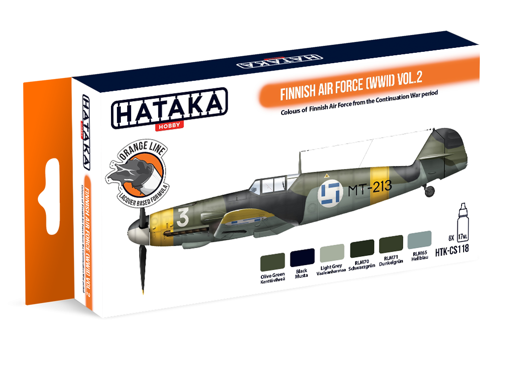 Hataka HTK-CS118 Finnish Air Force (WWII) Vol. 2 6x17ml