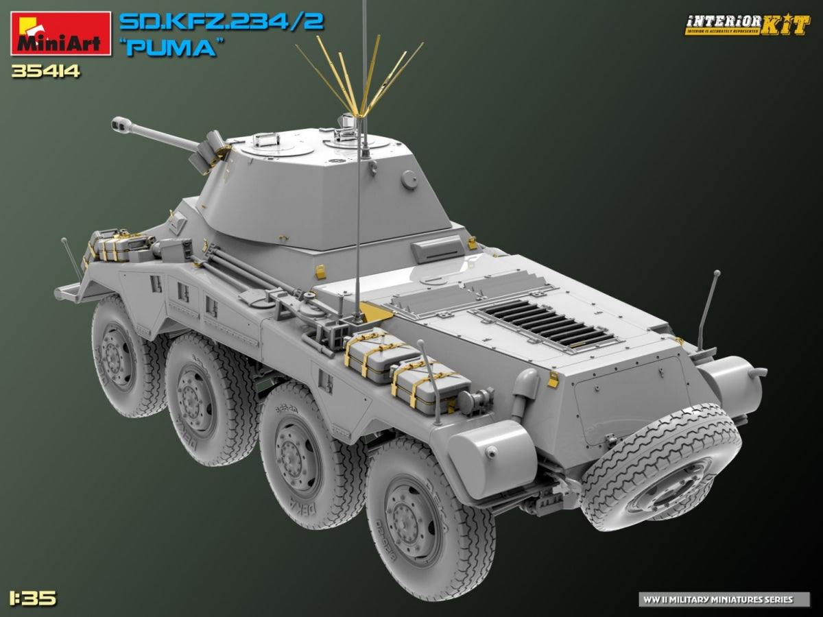 MiniArt 35414 Sd.Kfz. 234/2 PUMA. INTERIOR KIT 1/35 – Bild 9