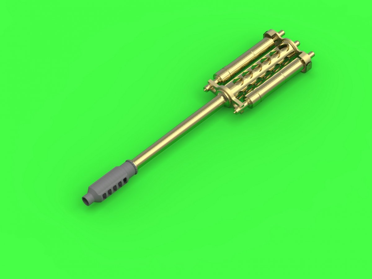 Master AM-35-002 AH-64 Apache - M230 Chain Gun barrel (30mm), Pitot Tubes and tail antenna (resin, PE and turned parts) 1/35