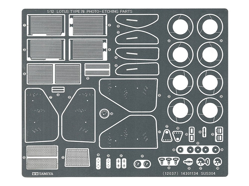 Tamiya 12037 Lotus type 78 (avec pièces photo-découpées) 1/12 – image 8