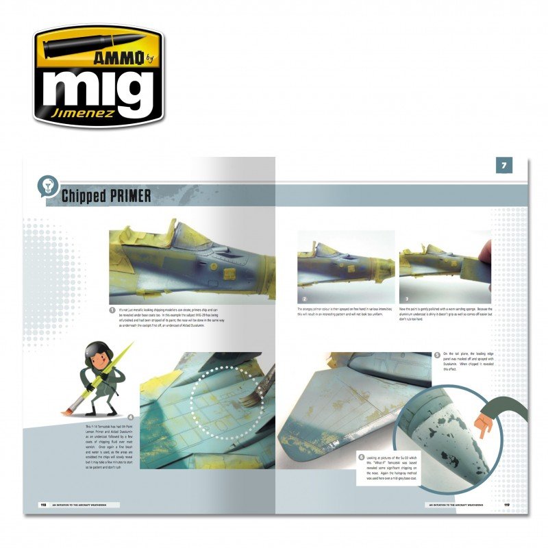 AMMO of Mig Jimenez 6030 MODELLING SCHOOL: AN INITIATION TO AIRCRAFT WEATHERING (English) – Bild 4