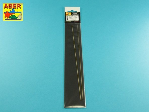 Aber HR-10 Sześciokątne pręty mosiężne 1,0mm długość 245mm x 2 szt. / Brass hexagonal rods 1,0mm length 245mm x2 pcs. – imagen 2