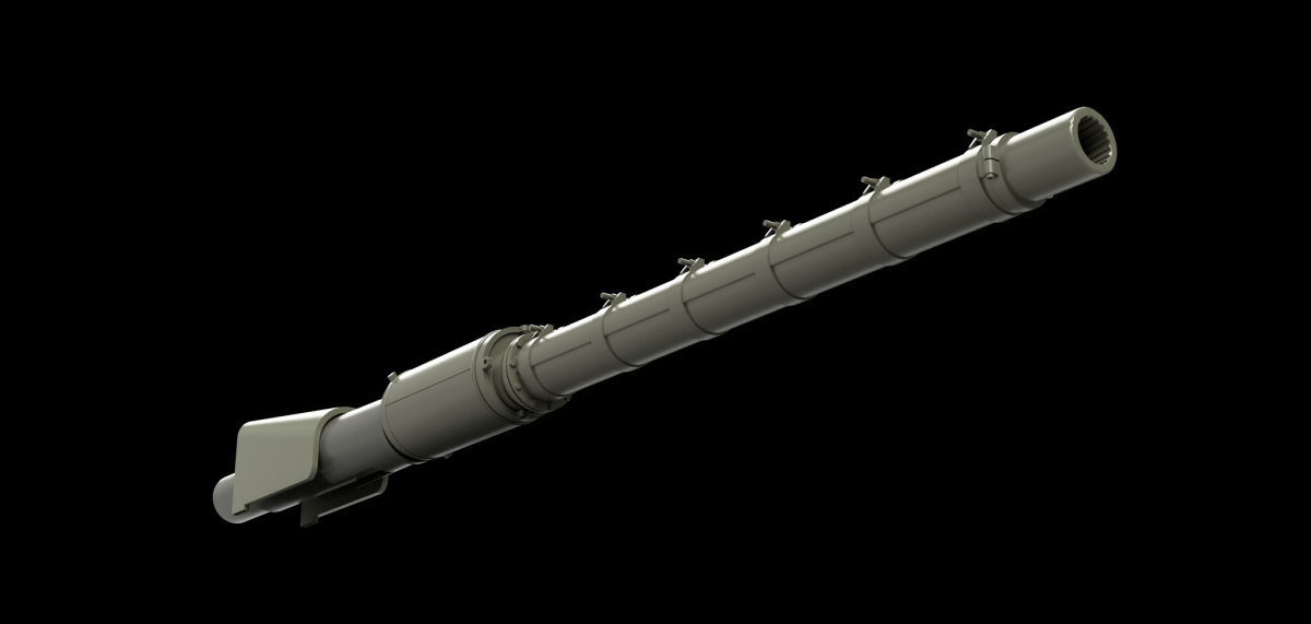 Panzer Art GB35-145 M68 Gun barrel for IDF Merkava 2B&amp;amp;D MBT 1/35 – Bild 3
