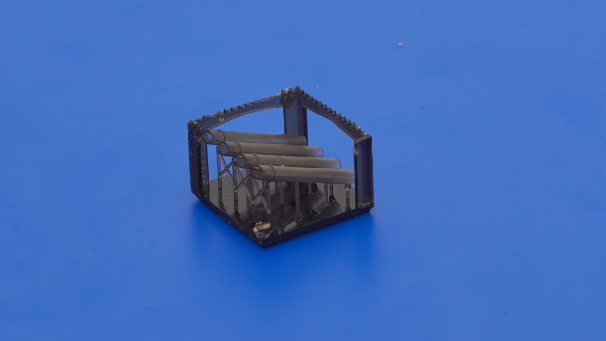 Omask 104813 Hs 129 Exhausts (for Hasegawa/Hobby 2000) 3D print 1/48 – zdjęcie 3