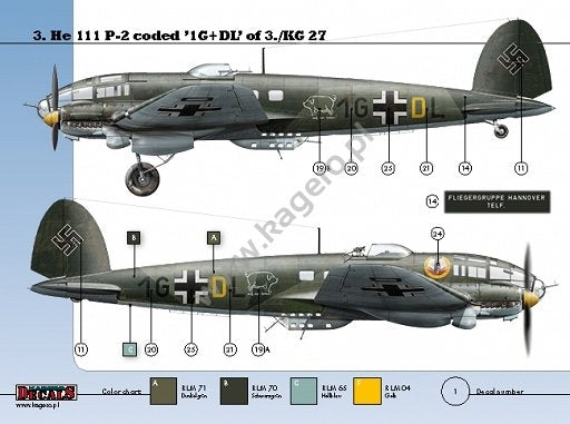 Kagero KD32002 Heinkel He 111 Ps of KG 27 1/32 – immagine 9