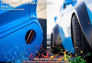 Zero Paints ZP-1402 - Ice Blue Pearl Paint for Liberty Walk GC111 Skyline (Ken Mary) 60ml – immagine 9