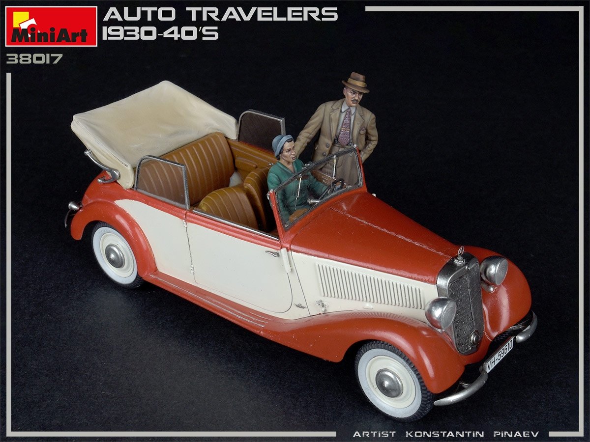 MiniArt 38017 AUTO TRAVELERS 1930-40S 1/35 – immagine 10