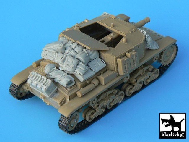 Black Dog T35004 Semovente M40-75/18 accessories set for Tamiya kits 1/35 – zdjęcie 2