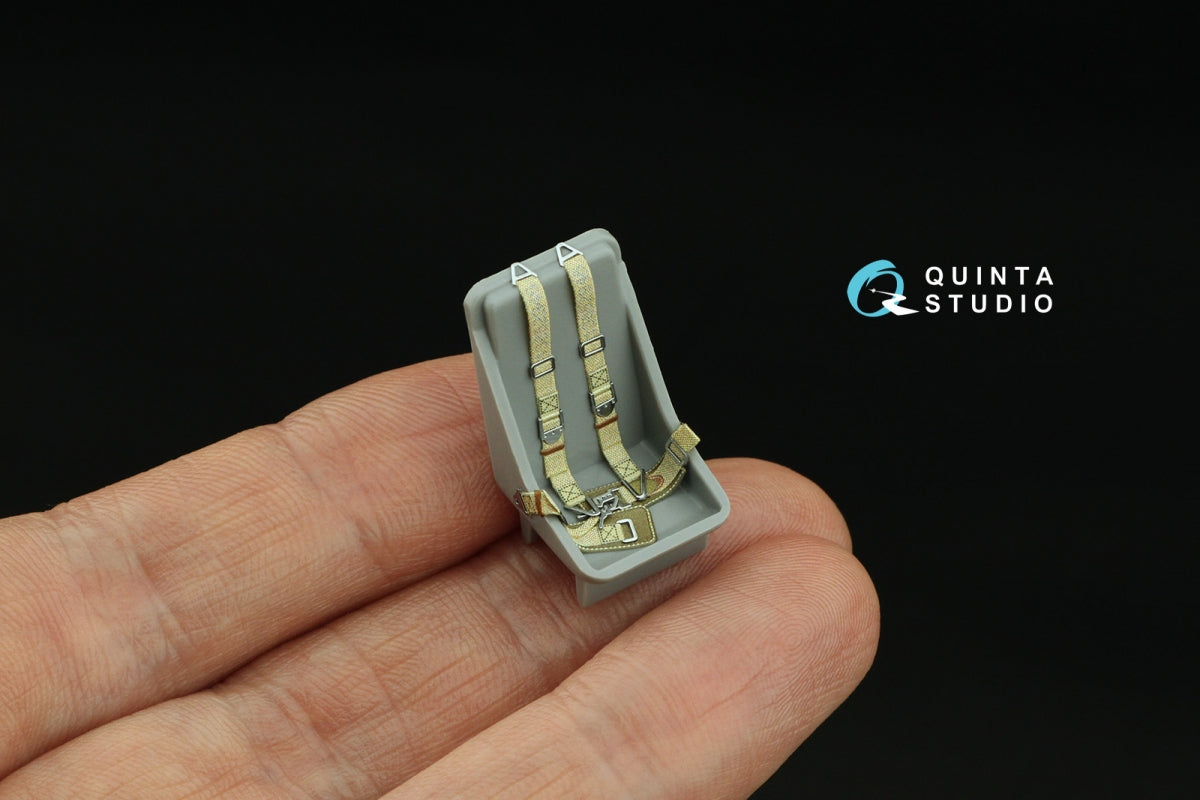 Quinta Studio QR+32033 WWII Luftwaffe fighter seatbelts (with metal buckles) (All kits) 1/32 – Bild 7