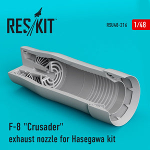 RESKIT RSU48-0216 F-8 « CRUSADER » TUYAU D&amp;#39;ÉCHAPPEMENT POUR MAQUETTE HASEGAWA 1/48