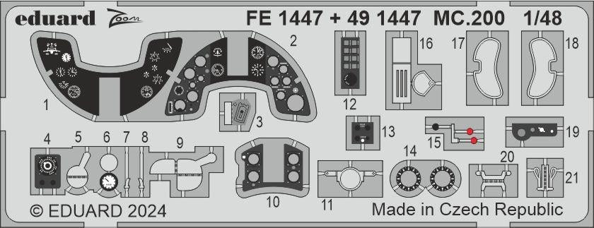 Eduard 491447 MC.200 ITALERI 1/48 – Bild 2