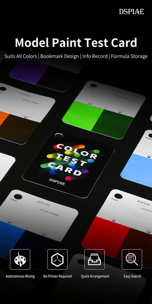 DSPIAE CC-01 Color Test Card Keychain Model Tool – zdjęcie 6