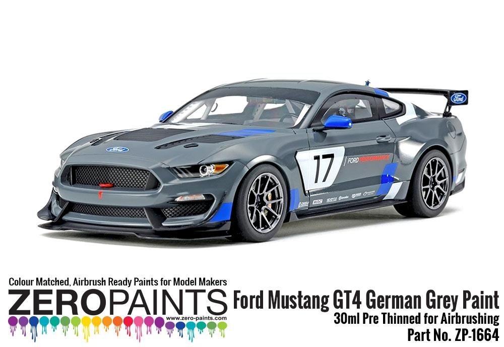 Zero Paints 1664 Ford Mustang GT4 German Grey 30 ml – Bild 2
