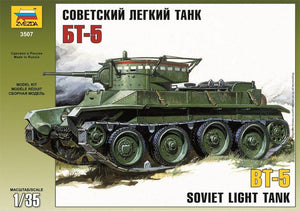 Zvezda 3507 BT-5 Soviet light tank 1/35 – immagine 3