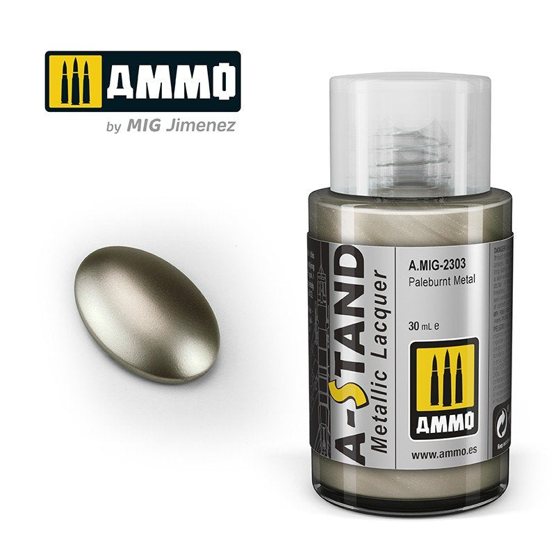 Munitions pour Mig 2303 A-STAND, métal brûlé pâle, 30 ml