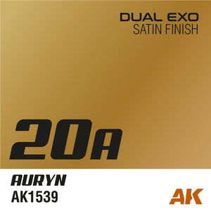 AK Interactive AK1564 DUAL EXO SET 20 – 20A AURYN &amp;amp; 20B GOLD ECLIPSE – immagine 2