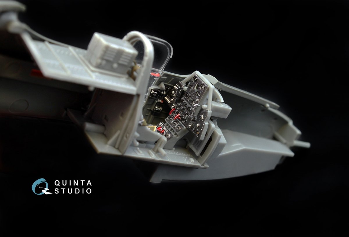 Quinta Studio QD48034 P-39Q/N 3D-Printed &amp;amp; coloured Interior on decal paper (for Hasegawa kit) 1/48 – Bild 5