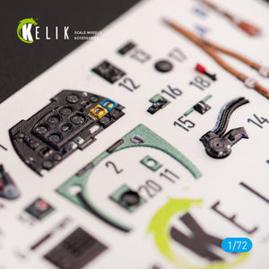 KELIK K72050 SPITFIRE F.MK.22 - INTERIOR 3D DECALS FOR AIRFIX KIT 1/72 – imagen 2