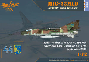 Clear Prop! CP72042 MiG-23MLD The last Ukrainian Flogger-К EXPERT KIT 1/72 – imagen 5