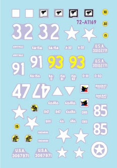 Star Decals 72-A1169 US 6th Armored Division 3. The Super-Sixth in Europe 1944-45. Tank Mix 1/72 – Bild 3